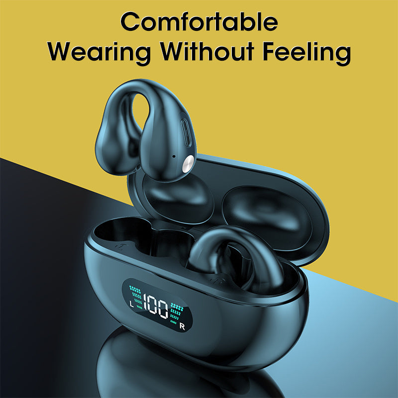 Bone Conduction Bluetooth 5.3 Earbuds - TWS Wireless Earphones