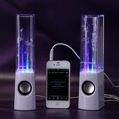 Enceinte dansante sans fil avec lumières LED – Enceinte fontaine pour la maison et les fêtes