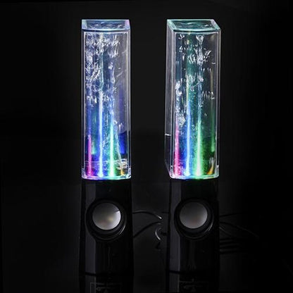 Enceinte dansante sans fil avec lumières LED – Enceinte fontaine pour la maison et les fêtes