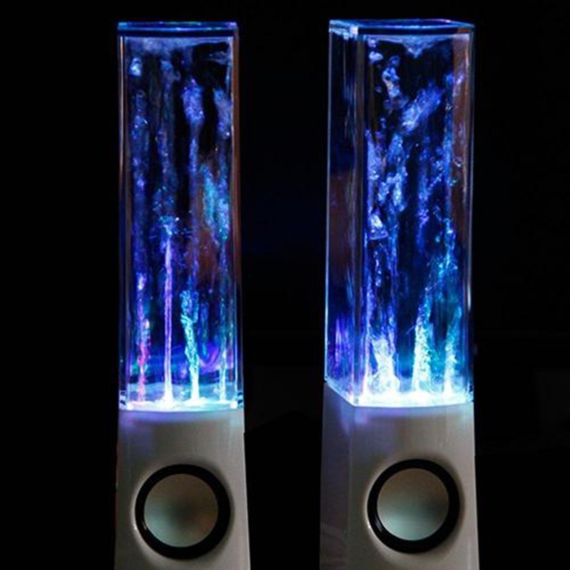 Enceinte dansante sans fil avec lumières LED – Enceinte fontaine pour la maison et les fêtes