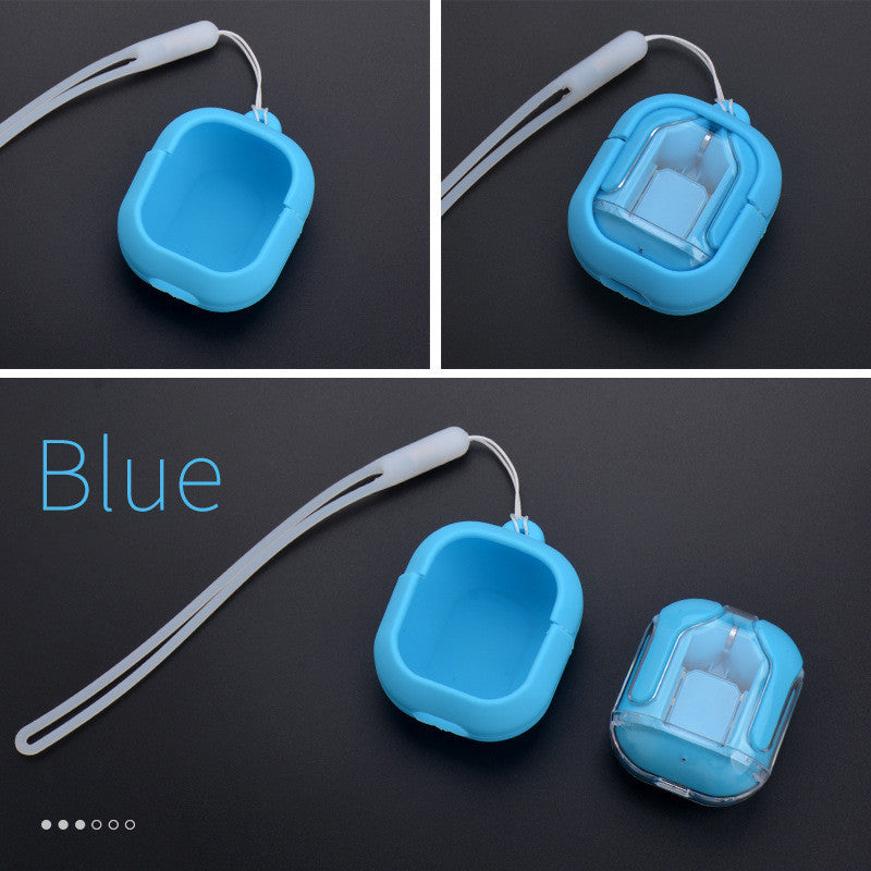 New Mini Transparent Wireless Bluetooth Headset – ENC Noise Reduction & Digital Display