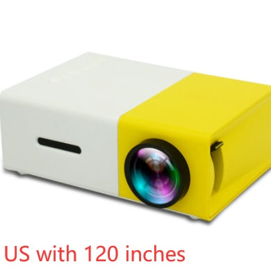 Projecteur LED 3D HD portable – Home Cinéma, HDMI/USB, prise en charge audio