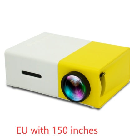 Projecteur LED 3D HD portable – Home Cinéma, HDMI/USB, prise en charge audio