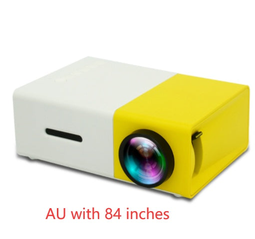 Projecteur LED 3D HD portable – Home Cinéma, HDMI/USB, prise en charge audio