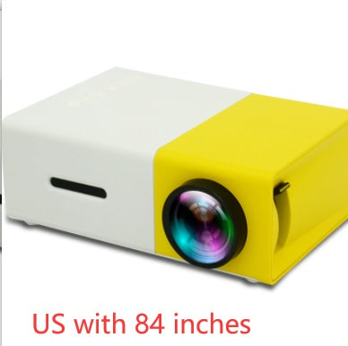 Projecteur LED 3D HD portable – Home Cinéma, HDMI/USB, prise en charge audio