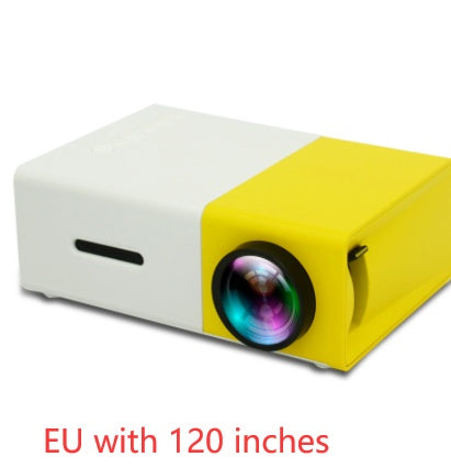 Projecteur LED 3D HD portable – Home Cinéma, HDMI/USB, prise en charge audio