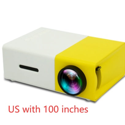 Projecteur LED 3D HD portable – Home Cinéma, HDMI/USB, prise en charge audio