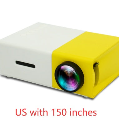 Projecteur LED 3D HD portable – Home Cinéma, HDMI/USB, prise en charge audio